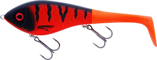 Westin Swim Tail 12cm 68gr Sinking Fire 1 body 2 tails