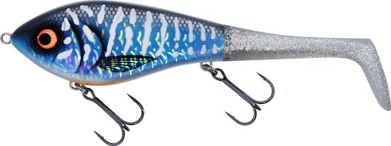 Westin Swim Tail 12cm 68gr Sinking Lagoon Pike 1 body 2 tails van Westin