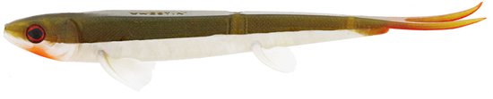 Westin Twinteez Pelagic V-tail Bass Orange (14cm) van Merkloos