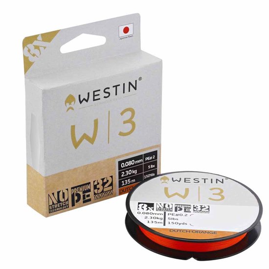 Westin W3 300 M Gevlochten Vislijn Transparant 0.370 mm van Westin