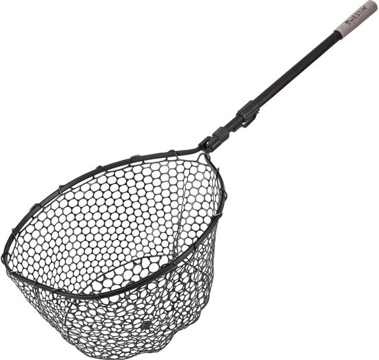 Westin W3 C&R Adjustable Full Rubber Mesh Telescopisch Landingsnet - Schepnet