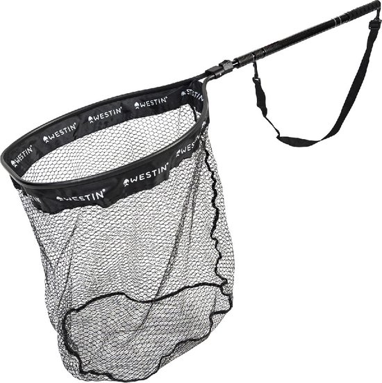 Westin W6 C&R Telescopic Landing Net - Maat : Large - 45 cm W x 55 cm L x 60 cm D - handle length 77-500 cm van Westin