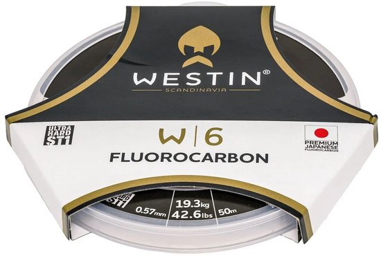 Westin W6 St1 Flurocarbon 50 M Zilver 0.470 mm