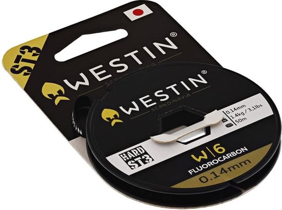 Westin W6 ST3 Fluorocarbon Clear - Maat : 35m - 0.620mm - 26.1 kilo - 57.6 LBS van Westin