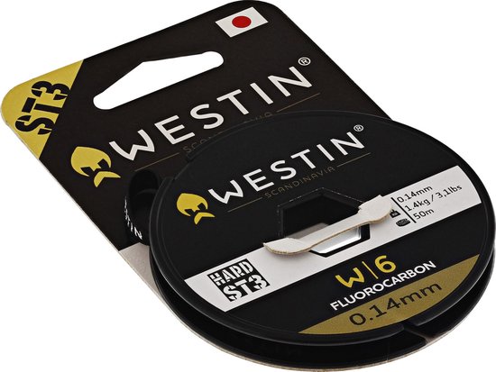Westin W6 ST3 Fluorocarbon Clear - Maat : 50m - 0.300mm - 6.1 kilo - 13.4 LBS van Westin