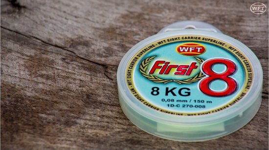 WFT First 8 Braid 150m 0,065 mm 5Kg van WFT