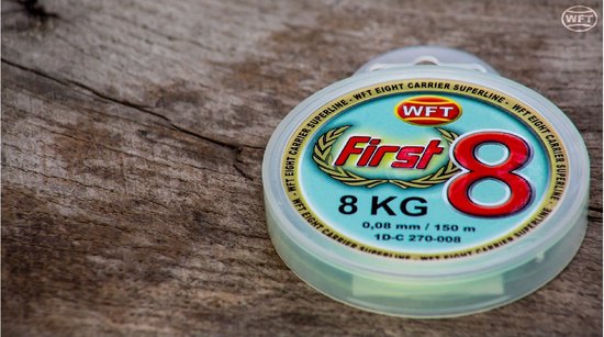 WFT First 8 Braid 150m 0,08 8Kg van WFT