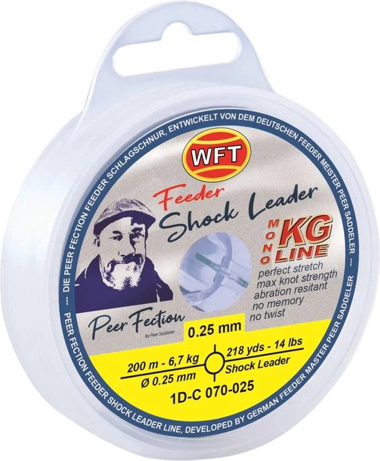 WFT Peer Fection memory free shock leader 0.33 mm van WFT