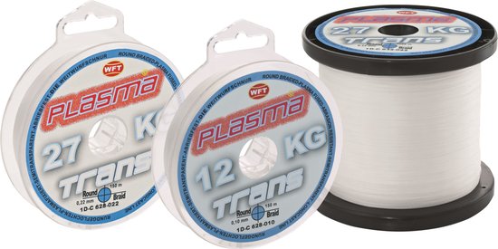 WFT Plasma gevlochten lijn 150m 0.12mm translucent van WFT