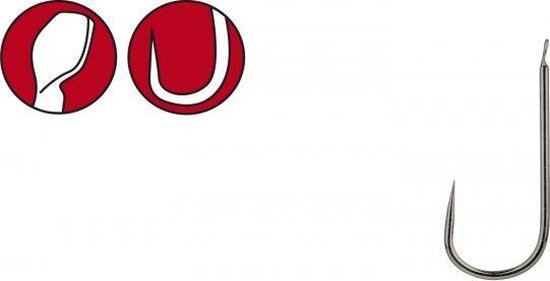 Whit Maggot Pinky Hook - haakmaat 16 - 25 stuks van Fishing Tackle Max