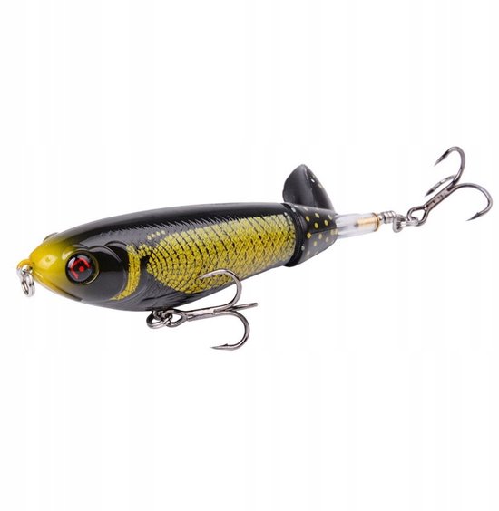 Whopper Flopper Wobbler 10cm 17g - Topwatervissen op snoek en meerval