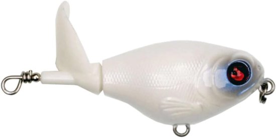 Whopper Plopper Leur - Topwater Lure Wobbler - Vissen Op Carnivoor - Uniek Laagfrequent Geluid - 60 mm - Roze