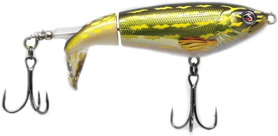 Whopper Plopper - Surface Lure Wobbler - Vissen op Carnivoor - Uniek Geluid - 90 mm - Pike