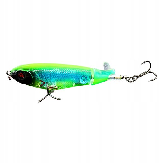 Whopper Plopper Wobbler 10cm 17g - Aas voor Snoek & Meerval van Merkloos