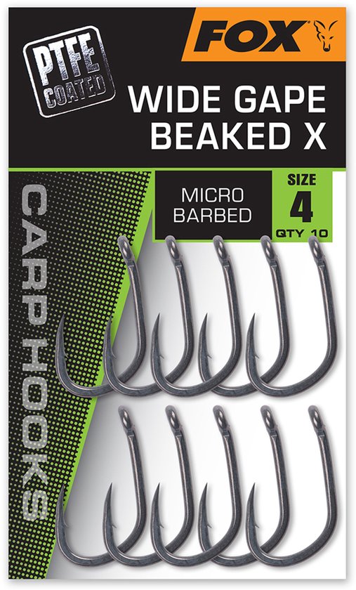 Wide Gape Beaked X Fox | Karper Haken | Karperhaken | Karper | Karpervissen | Karper Vissen