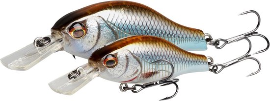 Wiebelende Crank Plug 7.3cm met Magneet voor Lange Werpen | Voor Baars, Snoek en Forel
