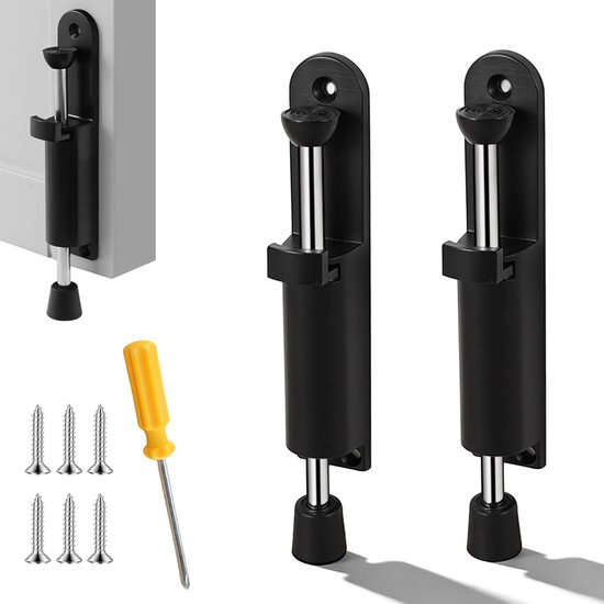 Winddichte Deurstopper Set met Schroeven voor Garage, Balkon, Houten en Glazen Deuren - Ideaal voor Bescherming tegen Wind en Geluid