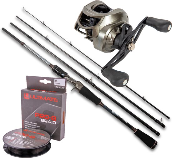 Wingman Travel Cast Combo 1,80m | Baitcaster hengel van Abu Garcia