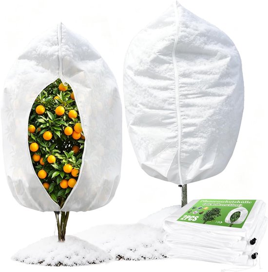 Winterbescherming voor planten, 2 stuks, 100x120 cm