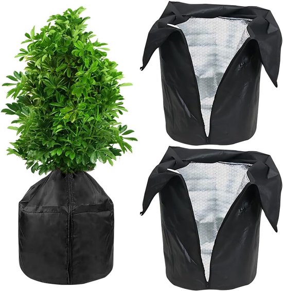 Winterbescherming voor planten, 2 stuks 50x45 cm