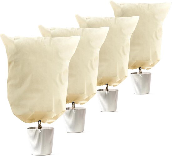Winterbescherming voor planten, 80x100 cm, 4 stuks