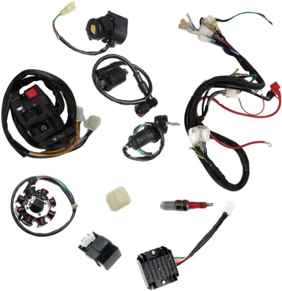 Wiring Kit voor CDI Ontstekingsspoel voor Mountainbike en Quad - Geschikt voor 15000 of 300cm2 Motoren