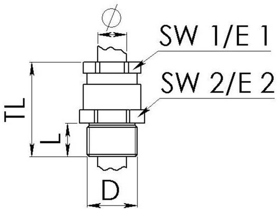 Wiska 10060142 Wartel Slagvast, Met dichting PG9 Polyamide Grijs-wit (RAL 7035) 50 stuk(s) van Wiska
