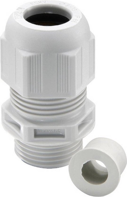 Wiska 10064978 Wartel M20 Polyamide Grijs-wit (RAL 7035) 50 stuk(s) van Merkloos