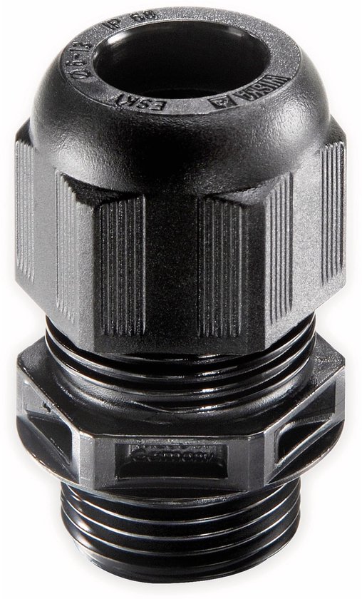 Wiska wartel zwart M20 ESKV20BK