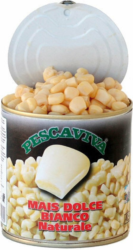 Witte Mais Pescaviva 160 gr van Merkloos