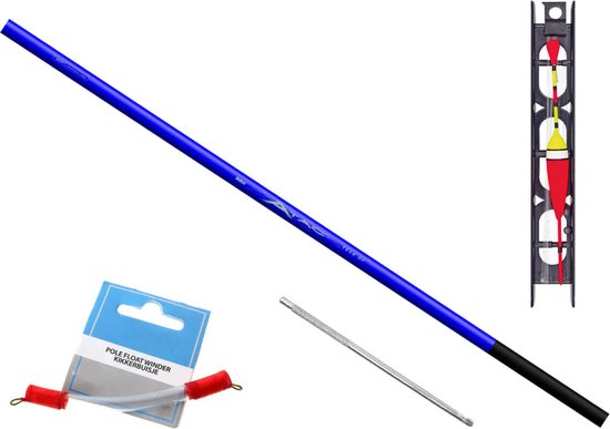 Witvis Hengelset - Vishengel 300 cm - Telescoophengel + Vistuigje + Kikkerbuisje + Hakensteker van Merkloos