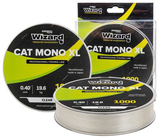 Wizard Cat Xl 150 M Monofilament Transparant 0.800 mm