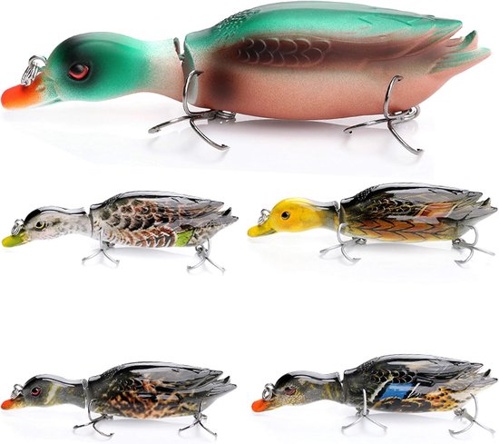 Wobbler Eend - Realistisch Kunstaas voor Snoek en Baars