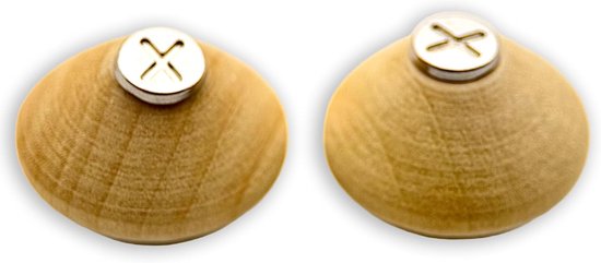Woody Shapes-serie – personalisatiekralen voor capuchonkoord – minimaal & natuurlijk design – uniseks accessoires voor hoodie, streetwear en urban mode