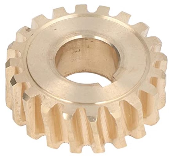 Worm Gear Part, Stable Operating, Wide Application, 20 Teeth, Brass Worm Gear Replacement, 1-7/8 Outer Diameter, Standard Design for 24742513 van Uxcell