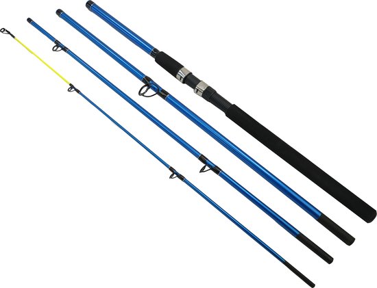X2 Blue Drifter Travel Rod - 50-150g - 2.70m - Zeevis - Reishengel - Blauw van Merkloos