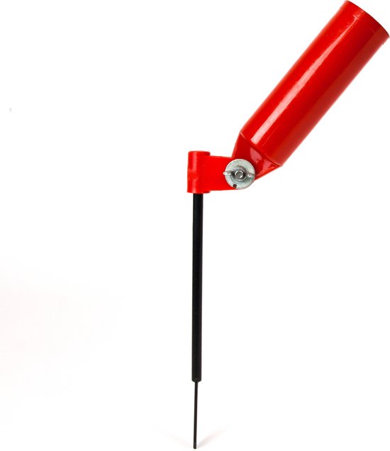 X2 Kokersteun -Hengelsteun - Compact - Opklapbaar - Rood van Merkloos