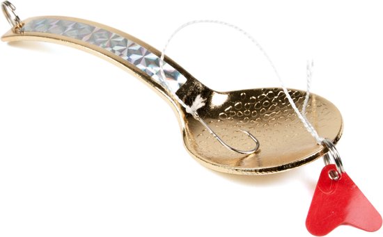 X2 Platvis Lepel - Lepel - 45 gr - Goud / Zilver / Rood van X2