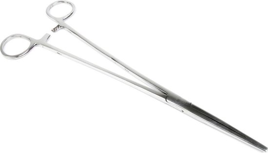 X2 Rechte Onthaaktang - 25cm - Vistang - Arterietang - Hakensteker van X2