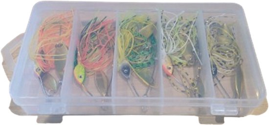 Xplosion- Spinnerbait - Set - 5 stuks in een doos - 14 gram - Roofvissen van Merkloos
