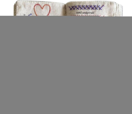 YNPQTDS Creatieve borduursteken boek - liefhebbers en beginners borduurinstructies boek voor naaiset, familie stiksels losse blad boek, losse bladeren naaiboek, linnen handwerkboek