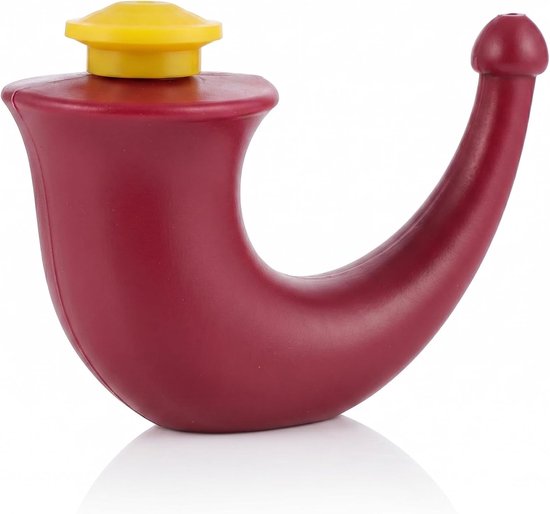 Yoga Pot Plastic Sinus Rinse Set - Compacte Neti Pot voor Neusreiniging bij Volwassenen en Kinderen, Effectieve Nasale Verzorging en Allergie Relief