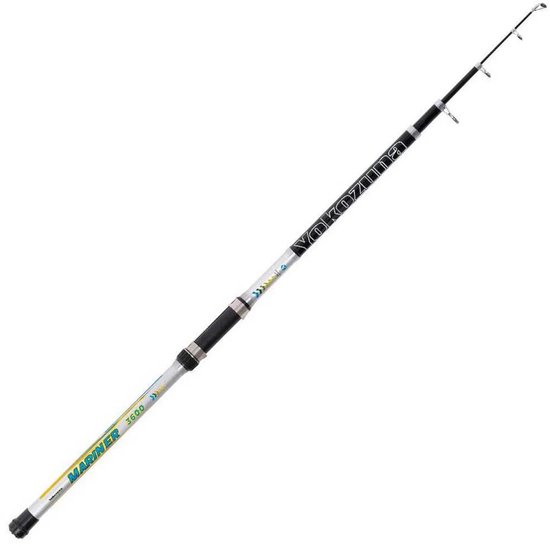 Yokozuna Mariner Telescopische Surfcasting Hengel Zilver 3.90 m / 80-150 g van Merkloos