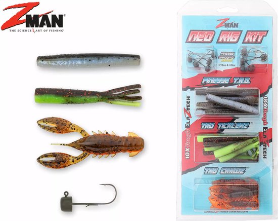 Z-man Zman Ned Rig Kit | Hot Colors Multicolour van Z-man