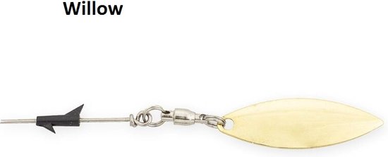 Z-man Zman Trd Spinz Tail Spinners Goud Willow van Z-man