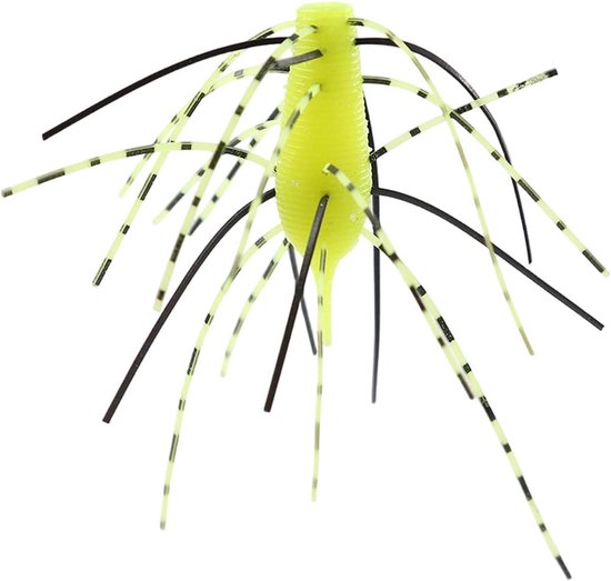 Zachte Vis Lokaas - Zee-egel Imitatie - Finesse Visserij - Langzaam Zinkend - 5 g - Zwart