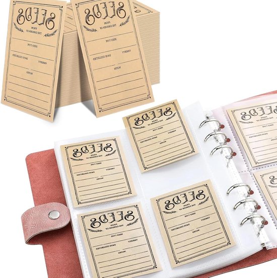 Zaden Opbergset - Zaad Enveloppen - Tuin Zaden Organiseren - Vochtresistente Enveloppen - 100 Stuks - Roze
