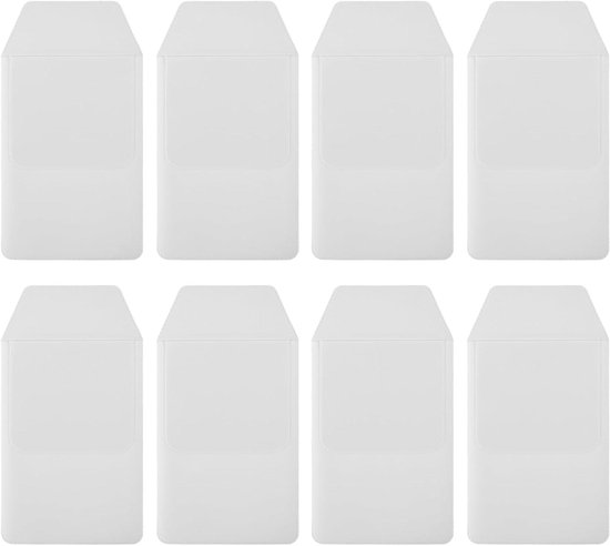 Zak Beschermers - Pennenhouder Etuis - Kantoor Organisatie - Inkt Afwerend PVC - 8 Stuks - Wit