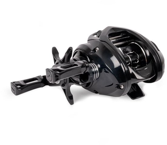 Zebco Demonic All Black 150 LWH Baitcast Reel van Merkloos