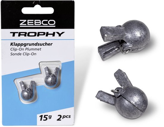 Zebco Peillood met veer (2 pcs) - Maat : 20g van Merkloos